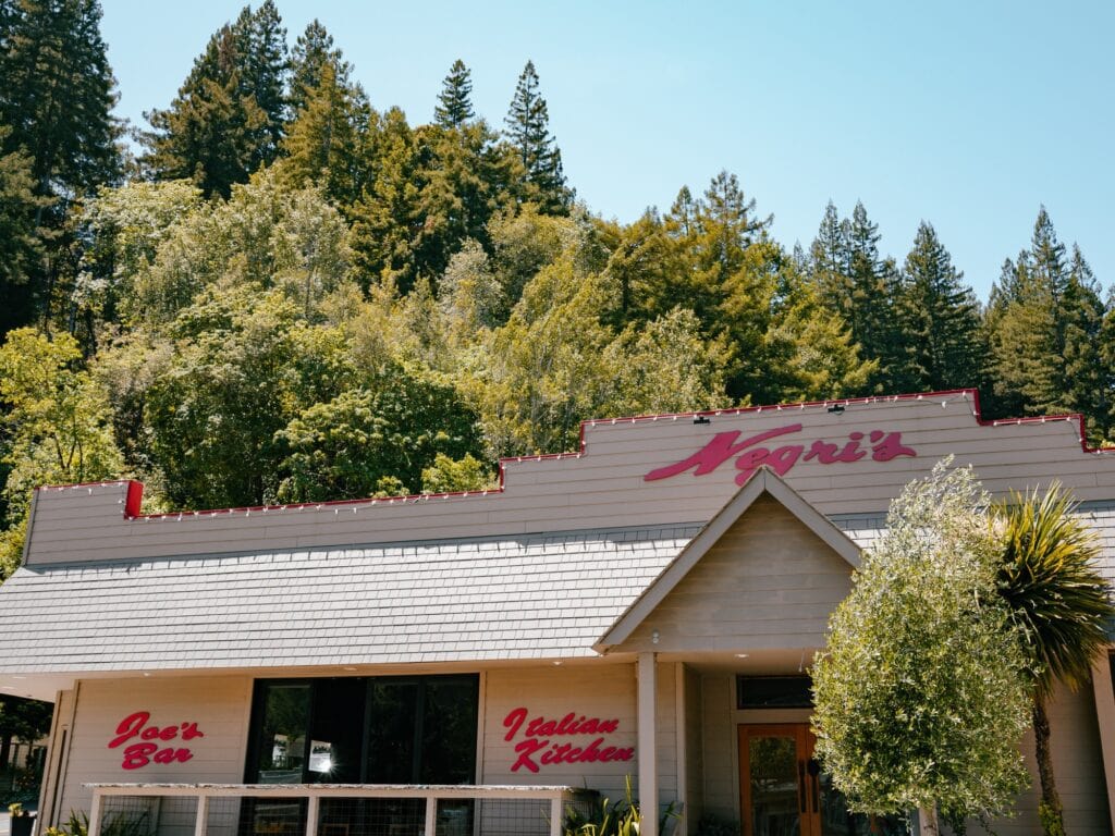 outside view of Negris Italian Kitchen in Occidental