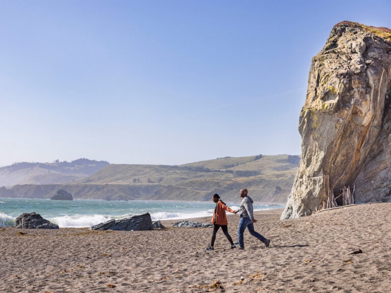 Couple Discovering the Sonoma County Coast