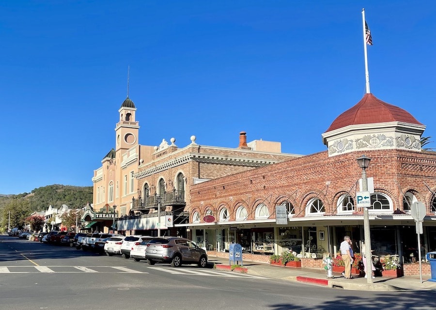 1st Street East, on the east side of Sonoma Plaza 
