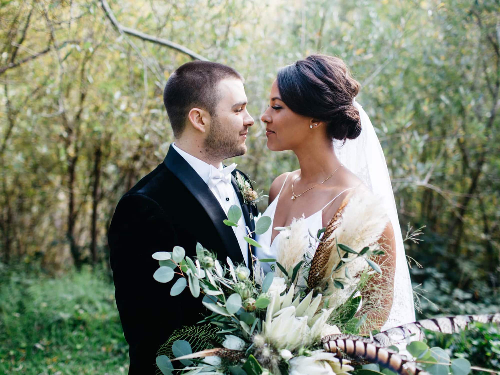 couple getting married at dawn ranch in guerneville sonoma county