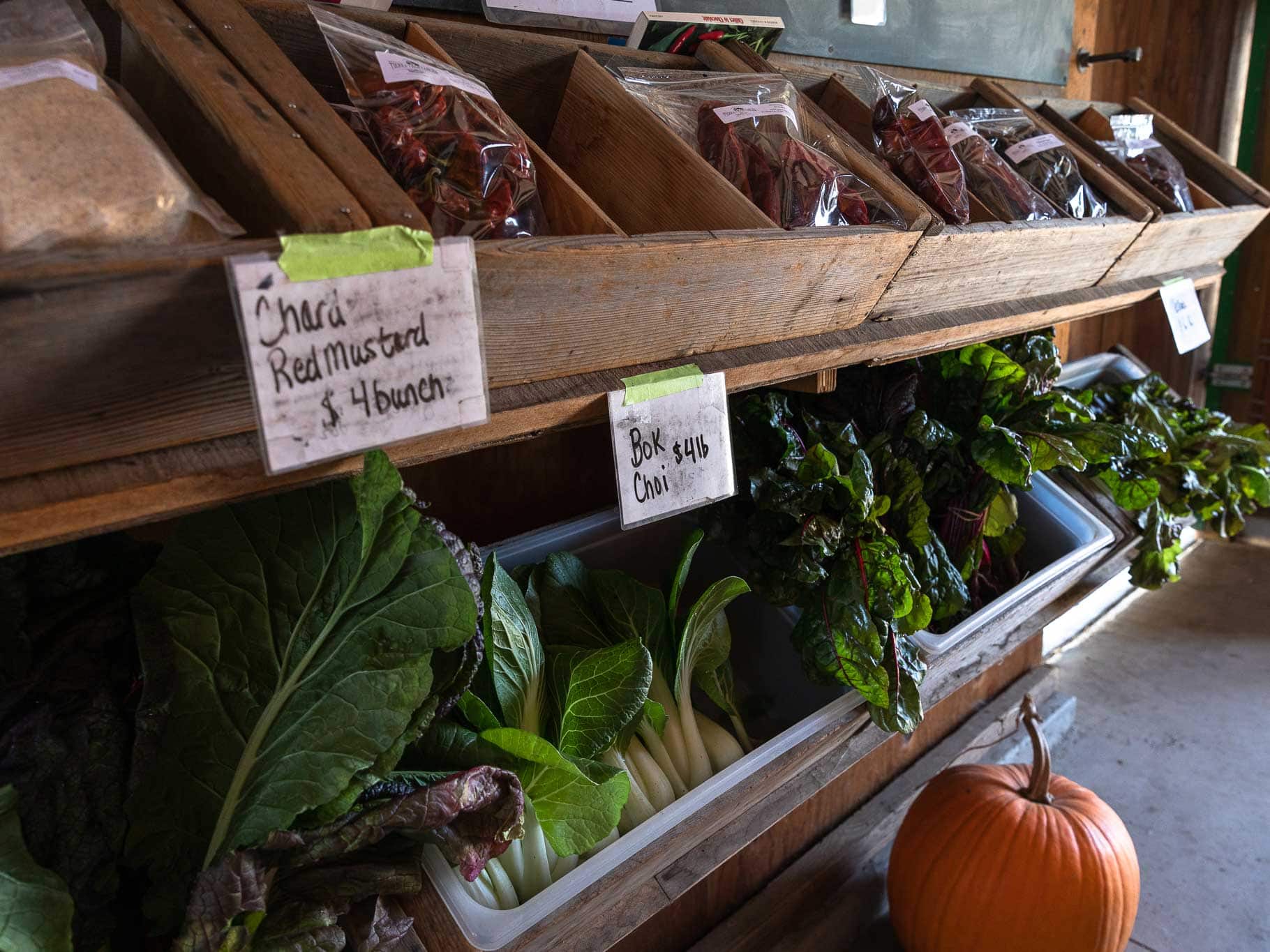 Tierra Vegetables sells farm-fresh produce, plus hot sauce, honey and tortillas, among other items.