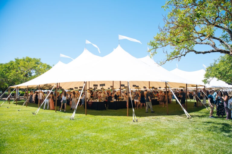 Wine tent at Taste of Sonoma in Santa Rosa