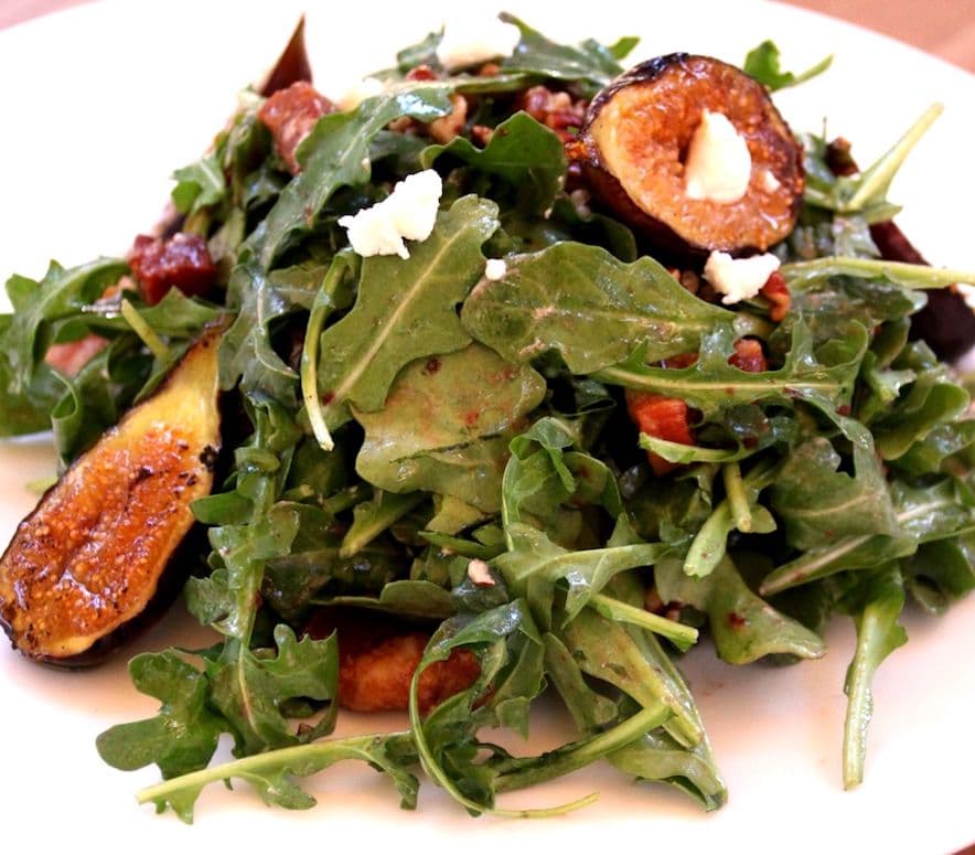 Fig & Arugula Salad at the girl & the fig in Sonoma