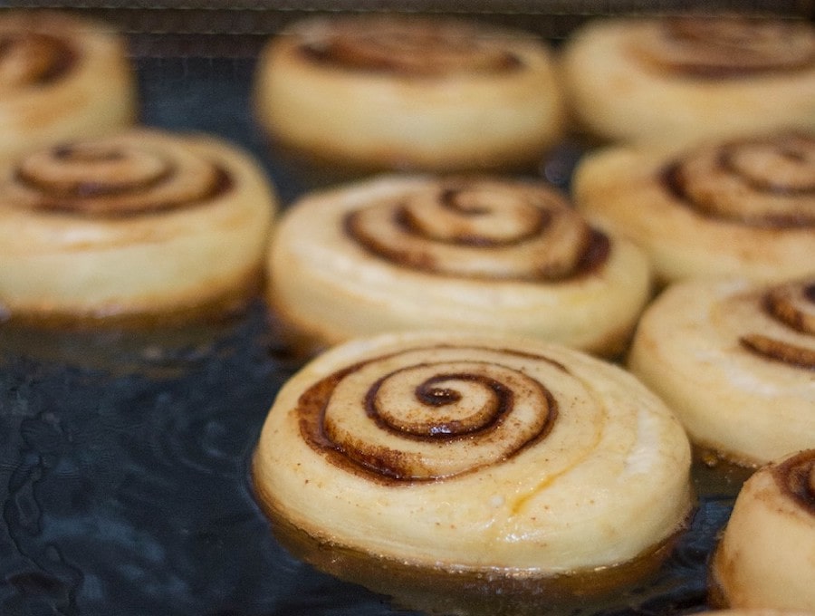 Cinnamon rolls from Johnny Doughnuts 