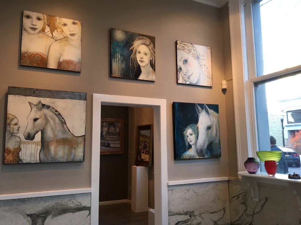 arts museum for horses at stafford gallery in healdsburg ca