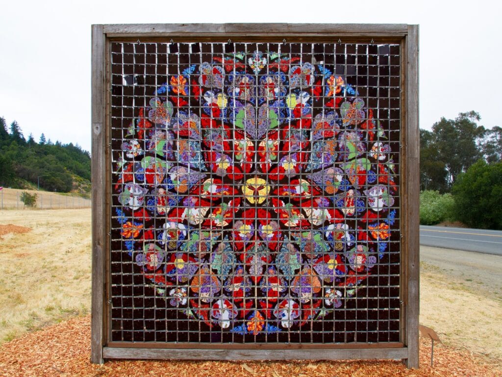 shimmer art sculpture by hynch philip in sonoma county