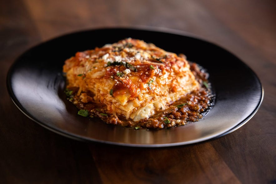 Swoon-worthy lasagna at Catelli's in Geyserville