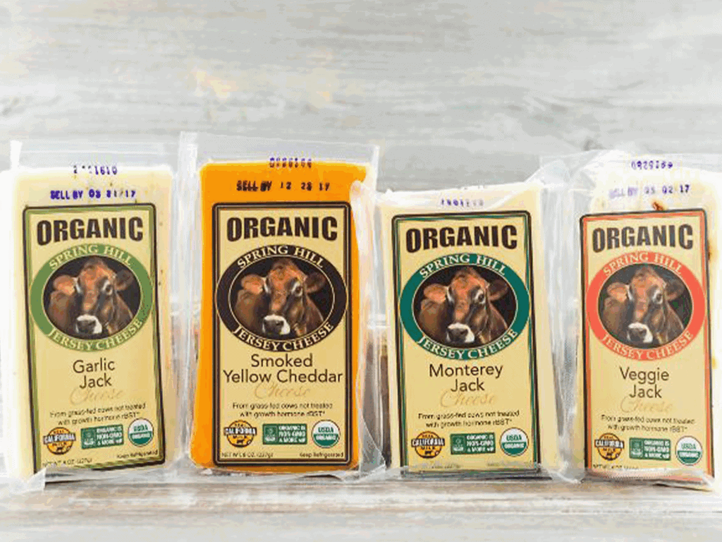 homemade packaged cheese from spring hill jersey cheese petaluma creamery sonoma county