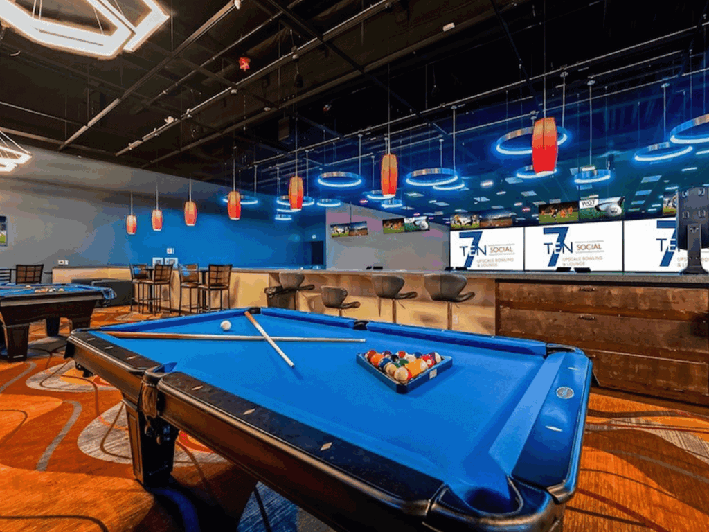 pool tables at epicenter sports and entertainment in sonoma county