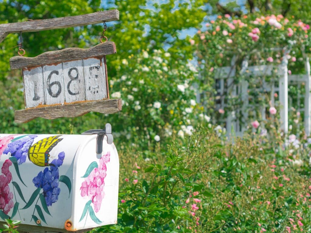 garden at russian river rose company in sonoma county
