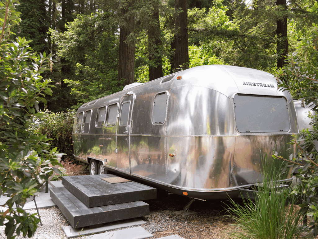 airstream glamping at autocamp in sonoma county