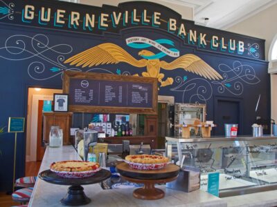 fresh baked pies at guerneville bank club