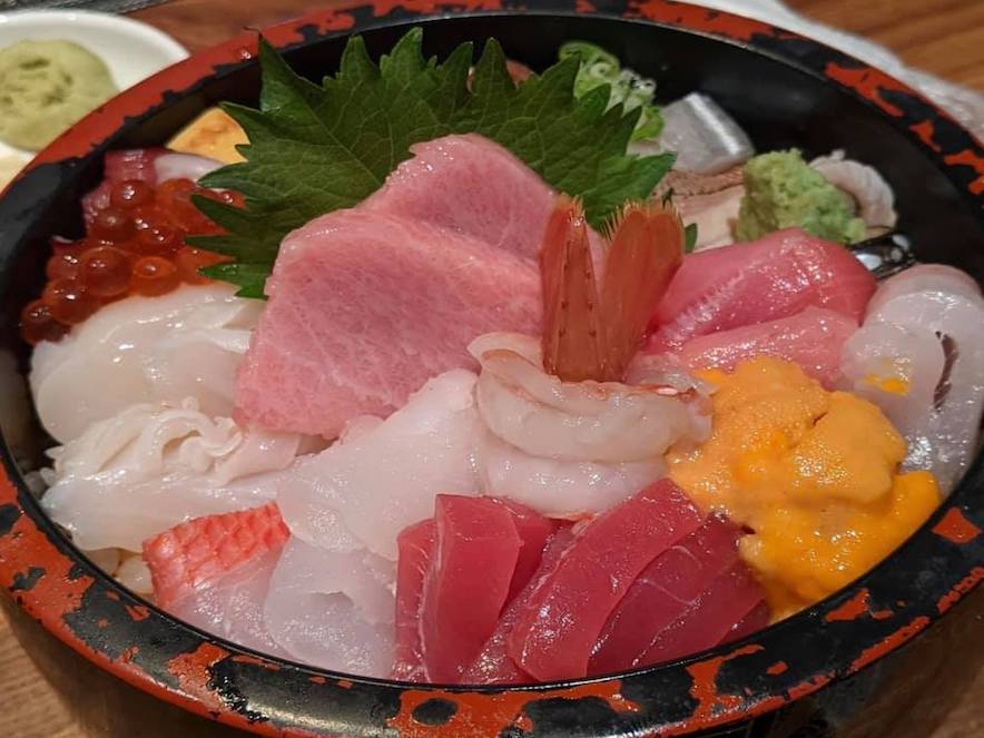 Chirashi at Hana Japanese Restaurant in Rohnert Park, California