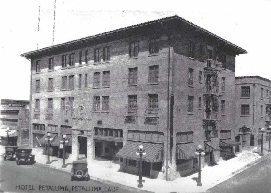 Hotel Petaluma circa 1924