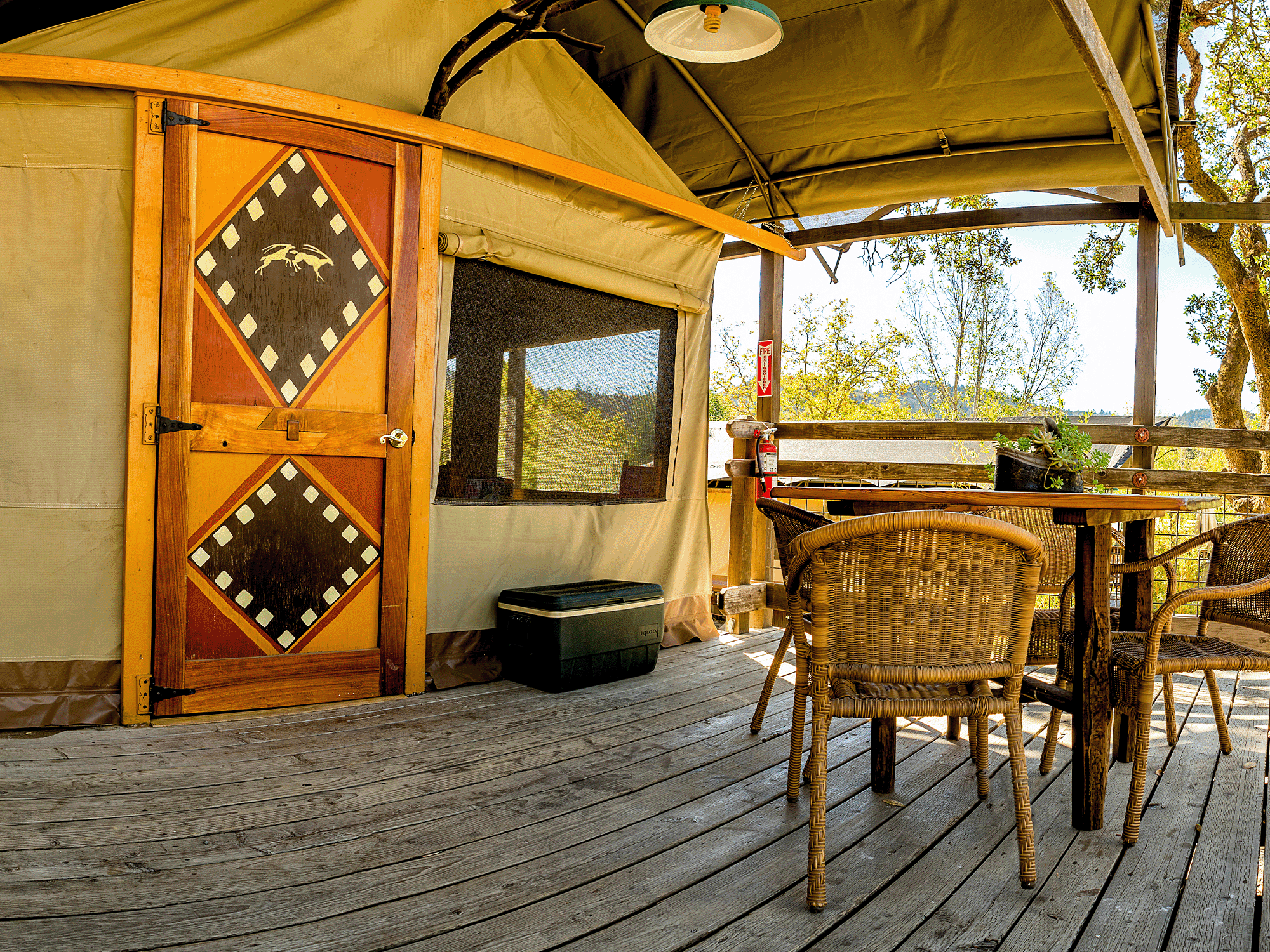 lodging at safari west wildlife preserve. African tent camping sonoma county