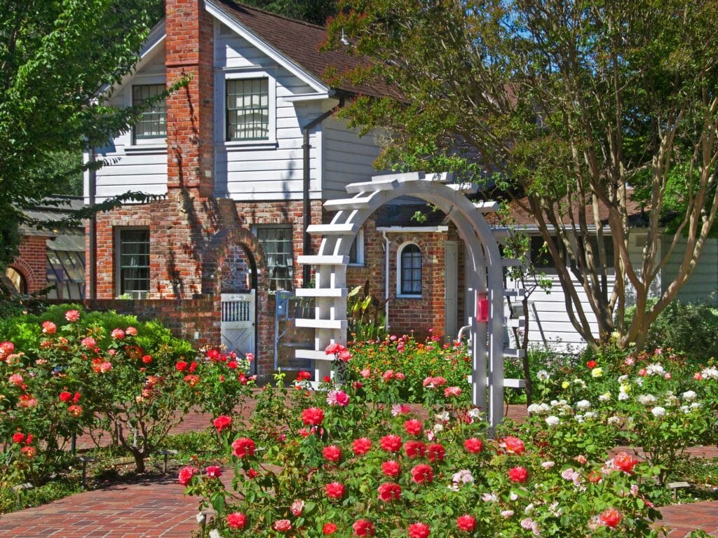 garden at luther burbank home and gardens in sonoma county