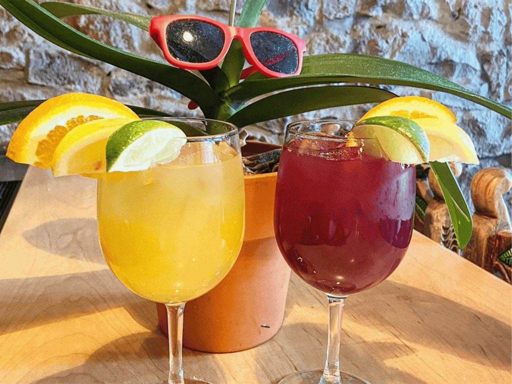 cocktails from maya restaurant in sonoma county