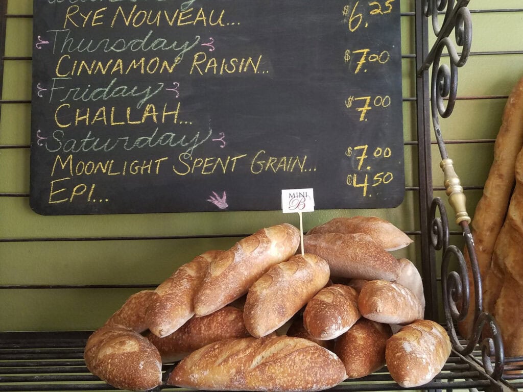bread for sale at nightingale breads in sonoma county