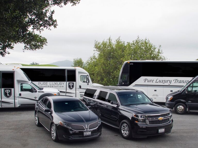 transportation busses, SUVs, Cars and limos in sonoma county