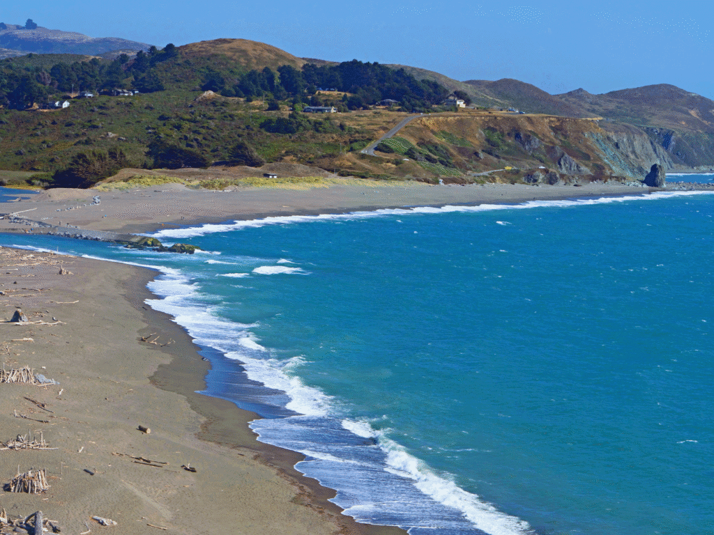 where the river meeting the ocean in jenner sonoma county