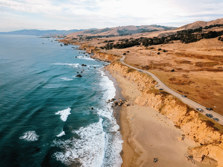 view of the sonoma coast line in sonoma county