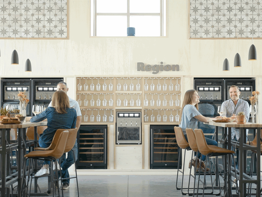 visitors enjoying wine at region tasting room in sebastopol sonoma county