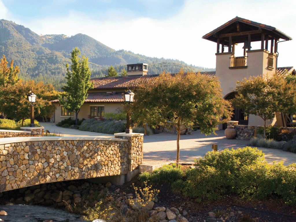 entrance of st francis winery in santa rosa sonoma county