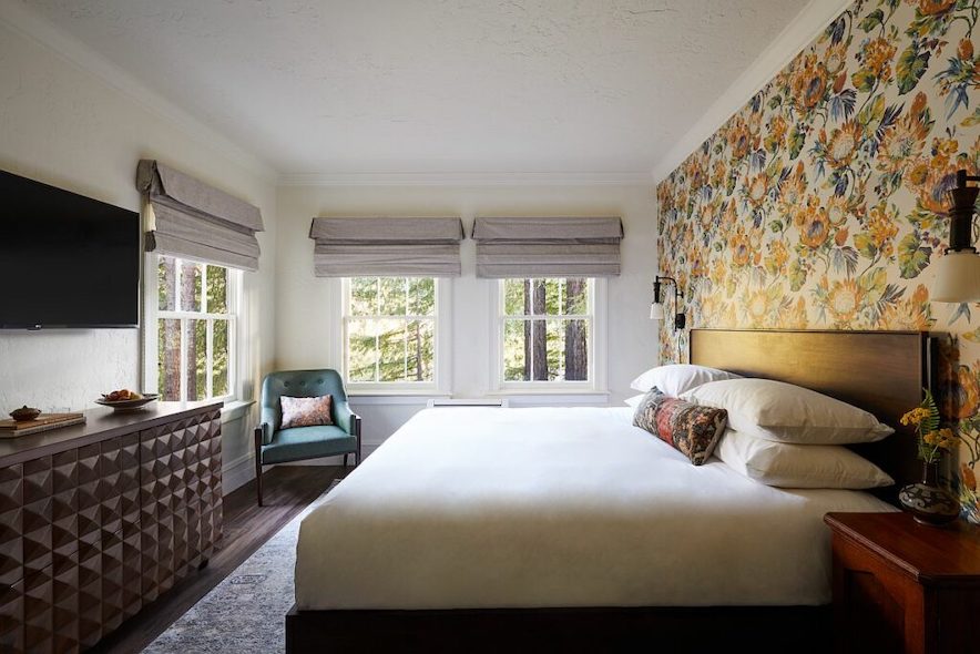 Renovated bedroom at The Stavrand Russian River Valley — Photo by Emma K. Morris