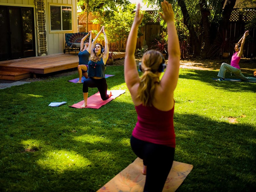 Photo of Silent Disco Yoga Experience at The Sweet Spot in Sonoma