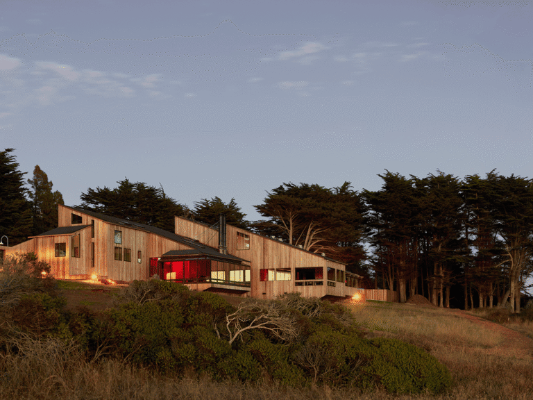 view of the sea ranch lodge on the sonoma coast line