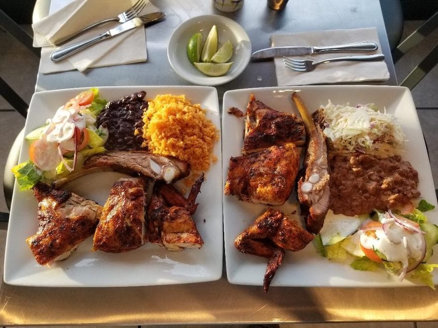 The BBQ Chicken Plate at What a Chicken in Petaluma