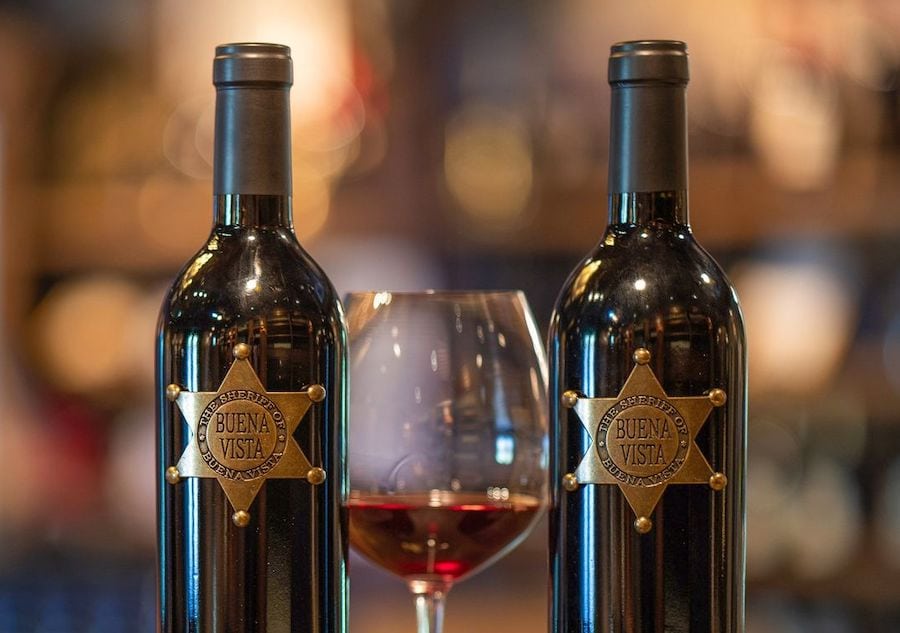 Proceeds from Buena Vista's "The Sheriff" wine benefit the National Sheriff's Association Education Fund