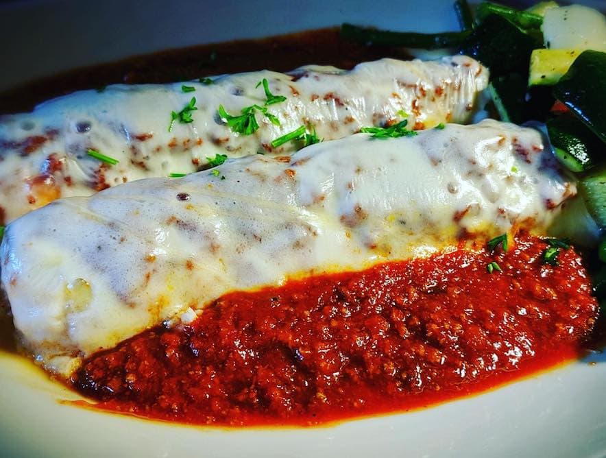 Cannelloni crepes at Dinucci's 