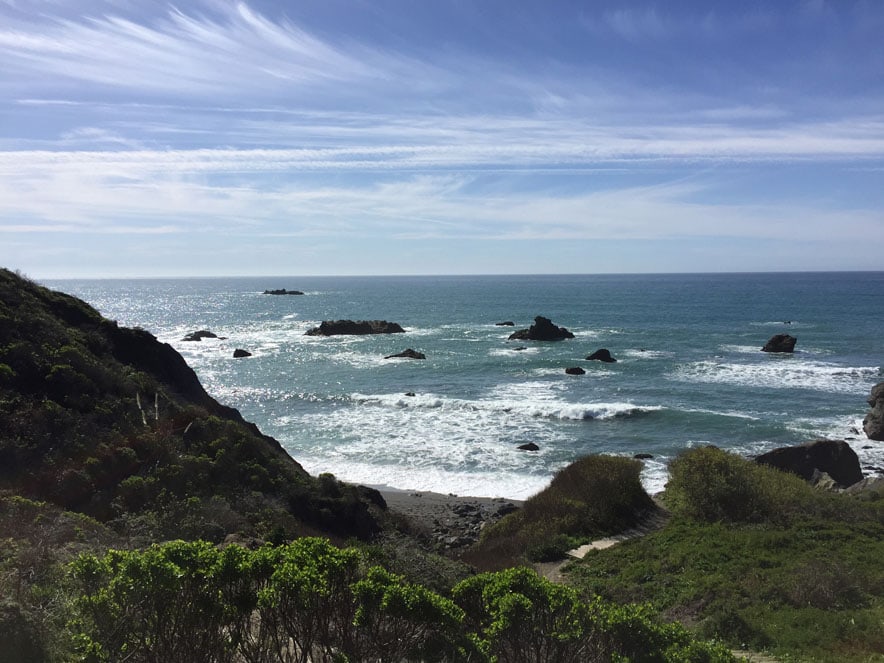 Image of Shell Beach on the Sonoma Coast