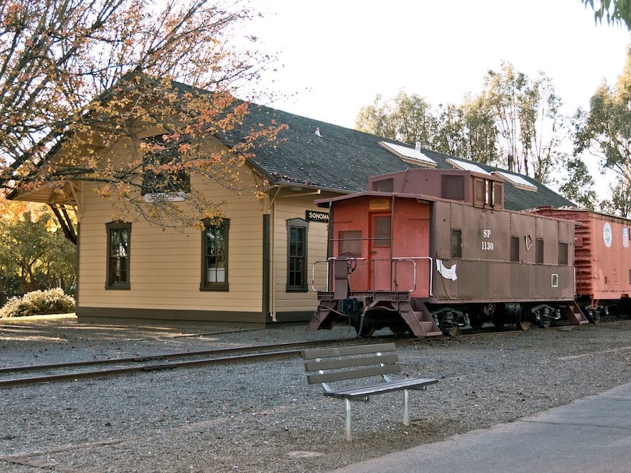 Depot Park Museum in Sonoma, California 