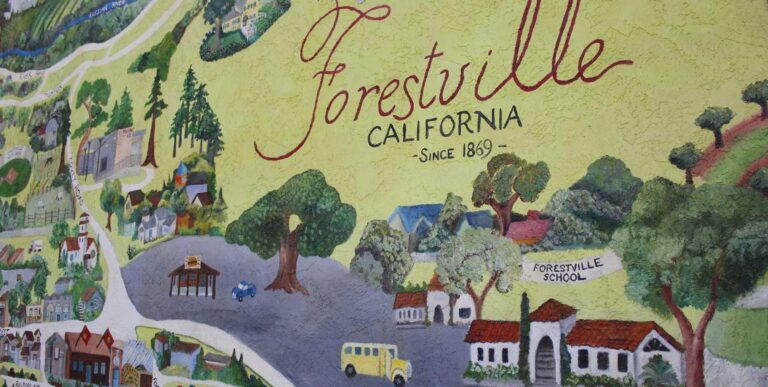 Forestiville mural