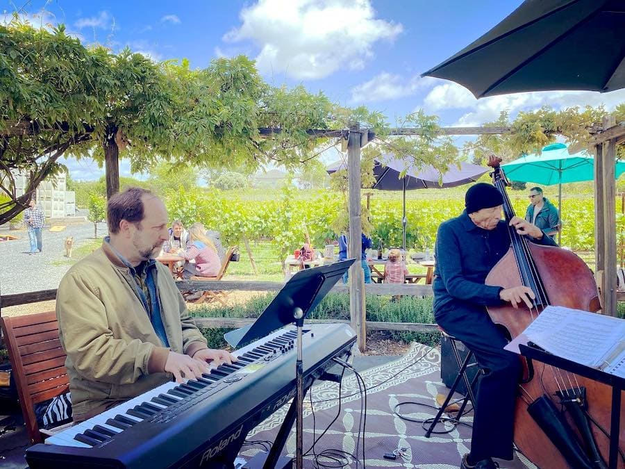 Live music on a Sunday at Furthermore Wines in Sebastopol