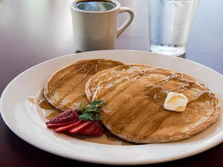 Pancakes at Hank'[s Creekside Restaurant in Santa Rosa