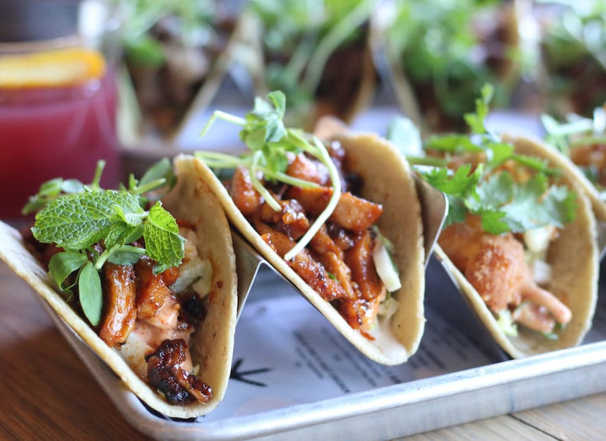 Street tacos at Bird & The Bottle — Photo by Heather Irwin