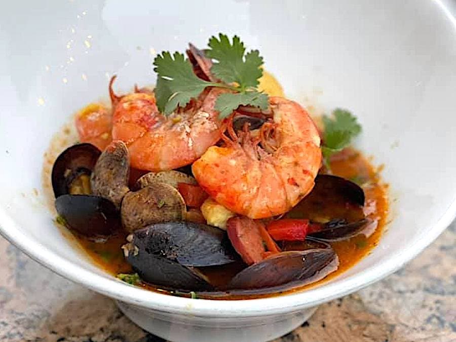 Portuguese Fisherman's Stew from LaSalette Restaurant in Sonoma 