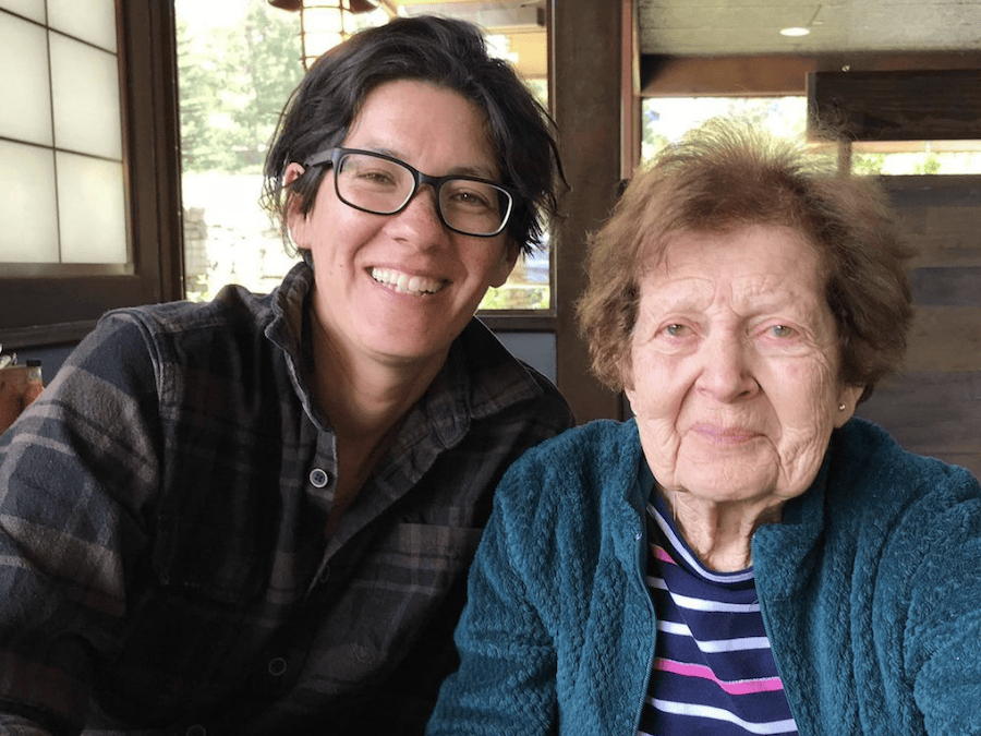 Leslie Wiser and her German-Jewish grandmother 