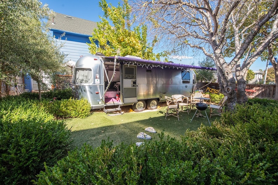 Airstream trailer at the Metro Hotel 