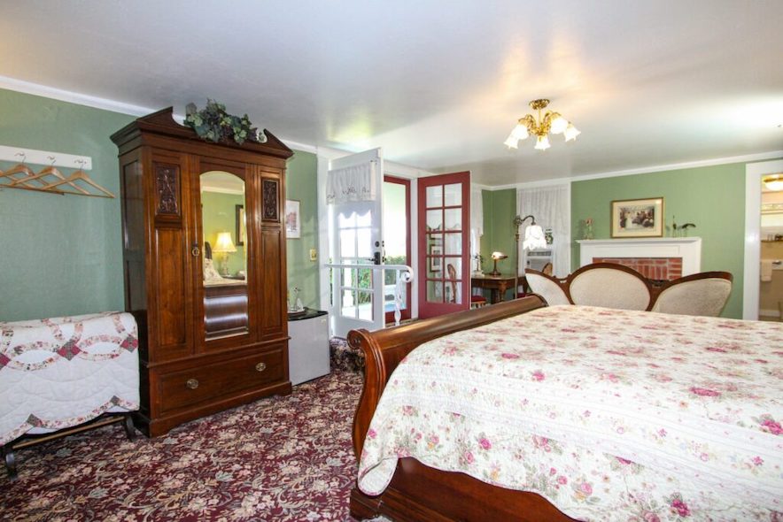 Guest room at The Raford Inn