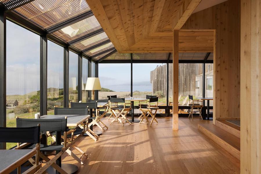The newly renovated restaurant at Sea Ranch Lodge