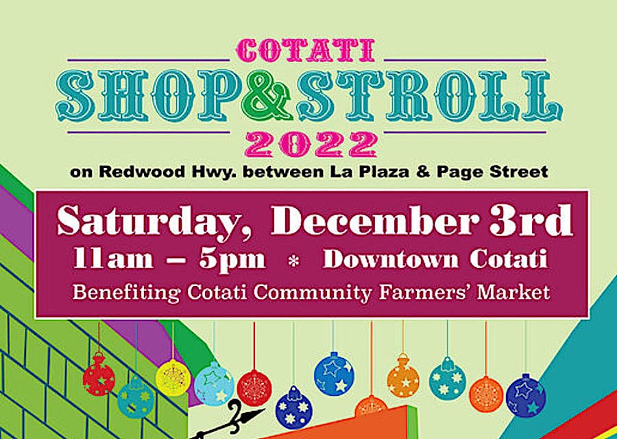 Downtown Cotati Shop & Stroll 2022