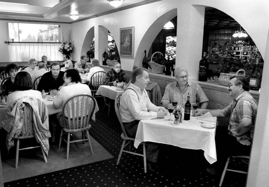 Windsor and Healdsburg residents at Catelli's The Rex in 1997