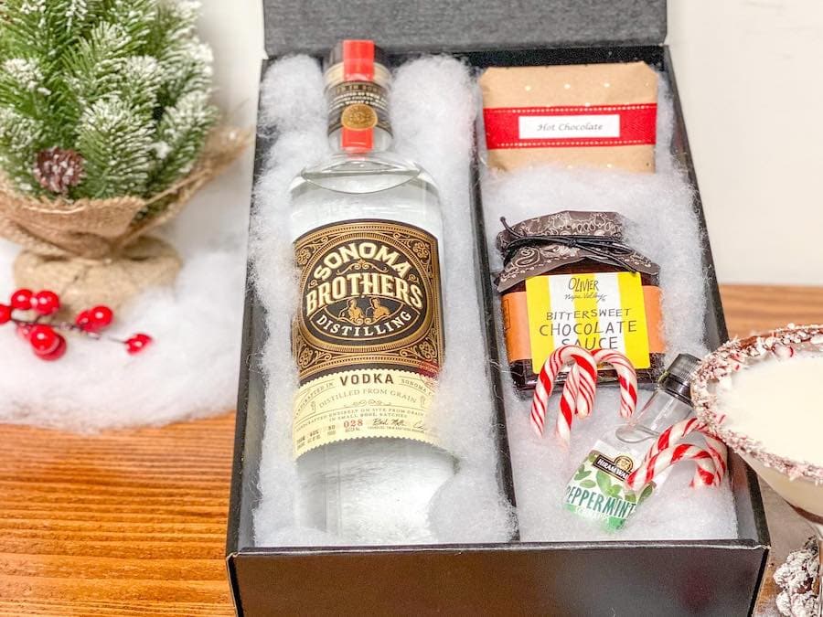 Holiday gift box from Sonoma Brothers Distilling