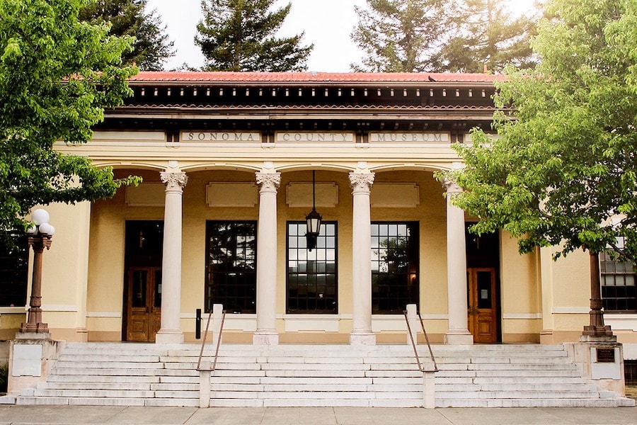 Exterior of the Museum of Sonoma County