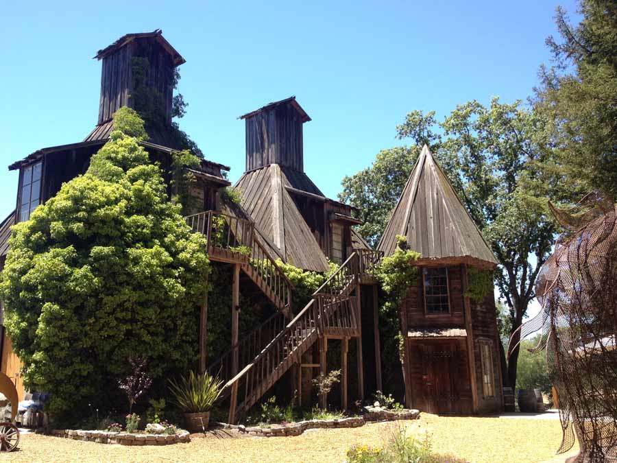 The barn in Forestville is the Russian River Vineyards