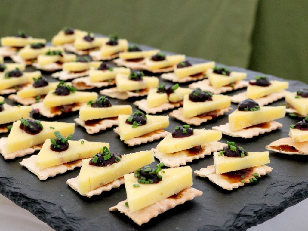 cheese appetizers at the california artisan cheese festival